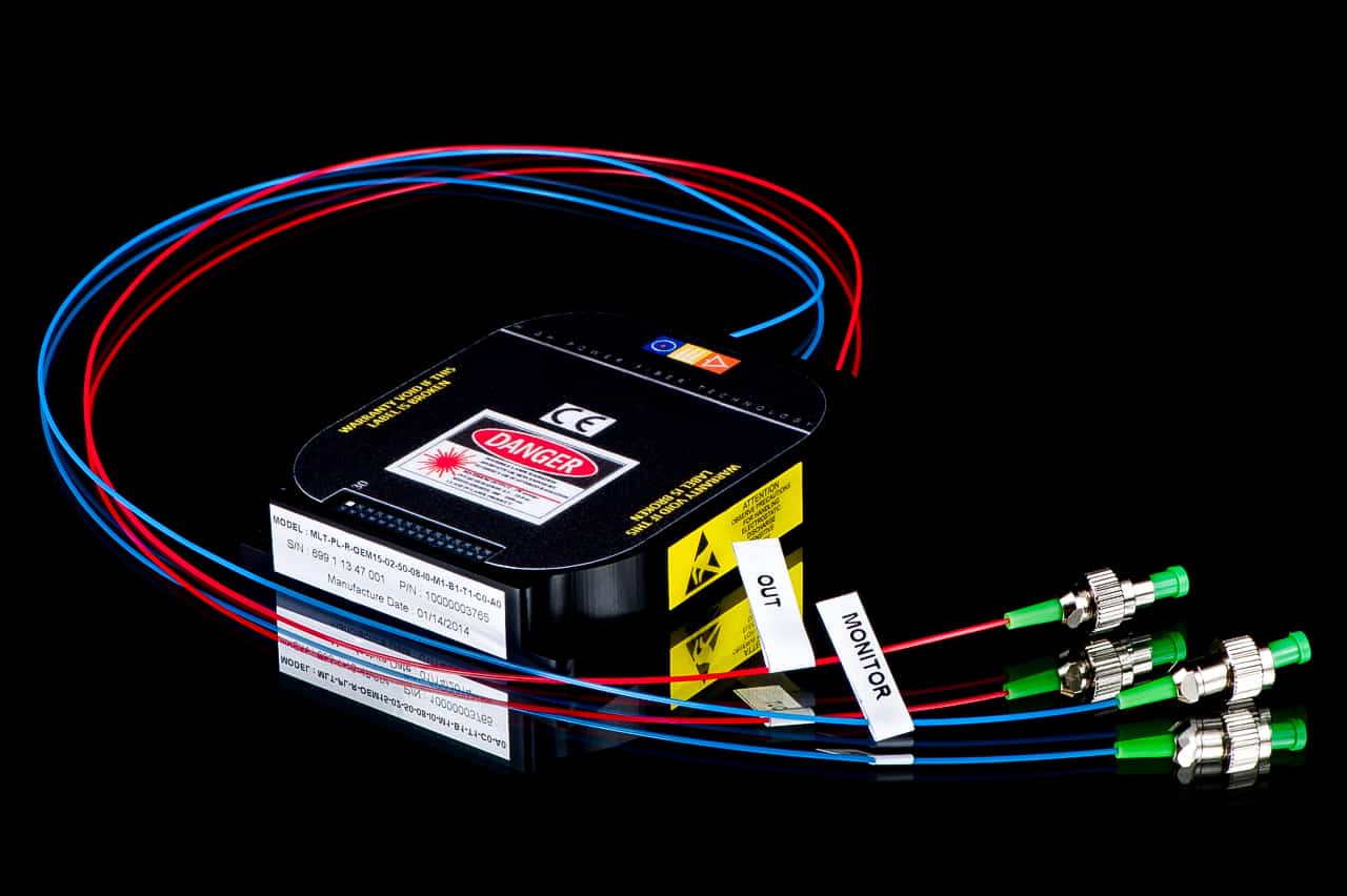 Emetteur miniature à laser à fibre pulsé de 1.5 µm - 3S Photonics