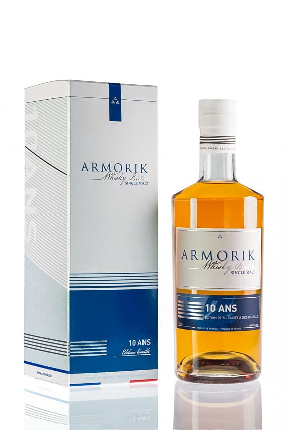 Whisky breton Armorik 10 ans d'âge Single Malt en édition limitée 2018